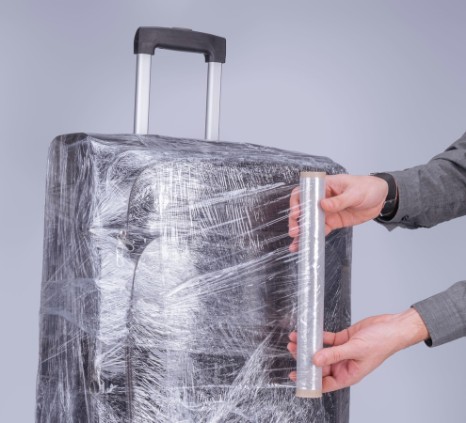 forninamo film estensibile per la protezione dei bagagli wraps-suitcase